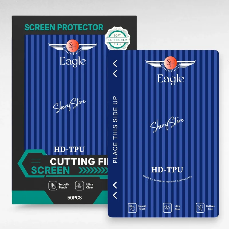 اسكرينة Eagle HD TPU لحماية شاشة الموبايل بوضوح ومرونة عالية