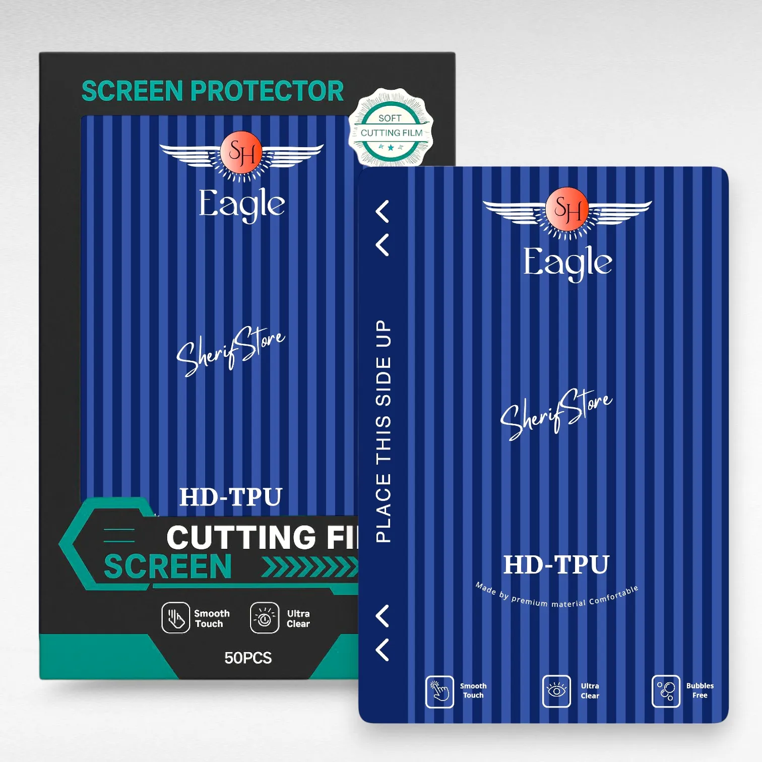 اسكرينة Eagle HD TPU لحماية شاشة الموبايل بوضوح ومرونة عالية
