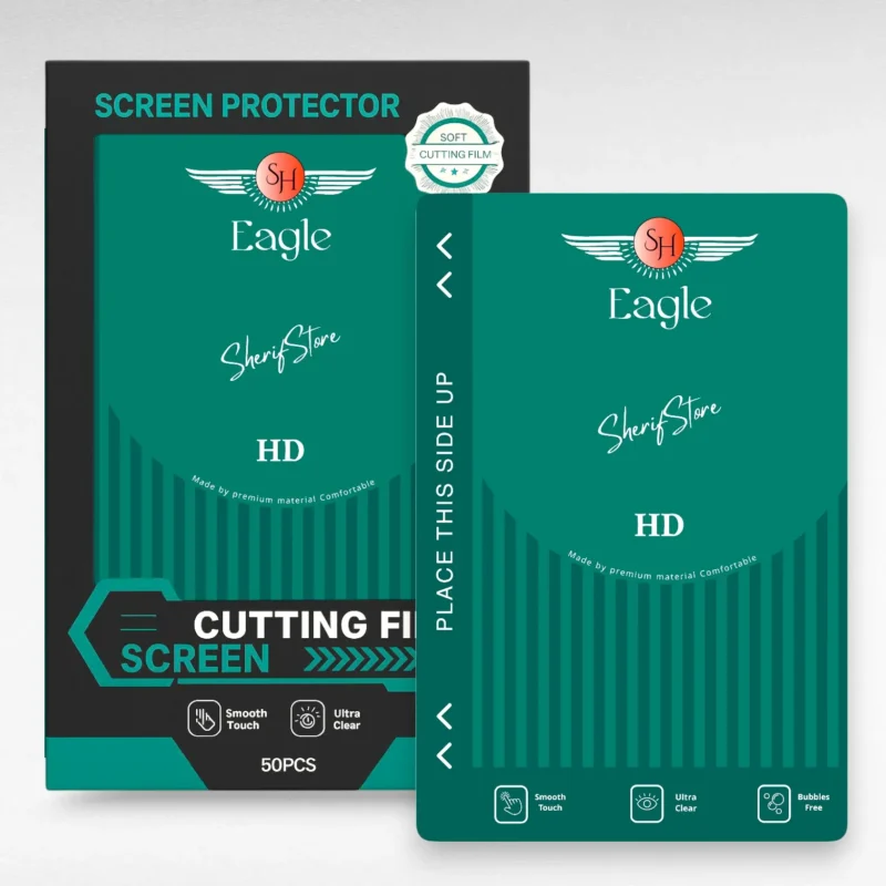اسكرينة Eagle HD الأصلية الشفافة لحماية شاشة وظهر الهاتف